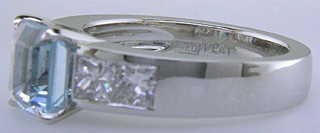 Close-up of Bijoux Extraordinaire's registered hallmark (BEL).
