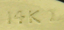 Krementz maker's mark. (J9031)