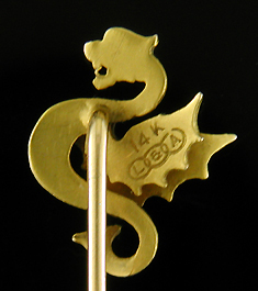 Link & Angell regal dragon stickpin (J9235)