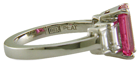 Close-up of Bijoux Extraordinaire's registered hallmark (BEL). (J7257)