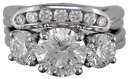 To complement one of our Platinum Promise engagement rings we created a