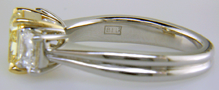 Close-up of Bijoux Extraordinaire hallmark (BEL).