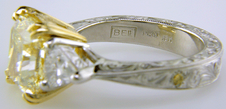 Close-up of Bijoux Extraordinaire hallmark.
