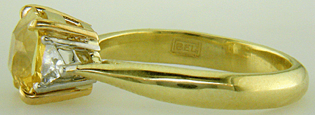 Close up of Bijoux Extraordinaire hallmark (BEL). (J8711)