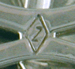 Close-up of Ziething maker's mark.