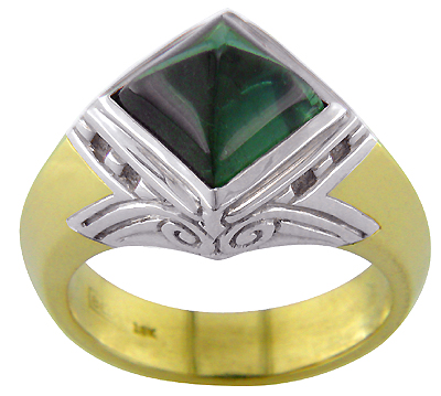 Architectural Tourmaline ring. (J3283)