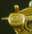 Close-up of Hans Brassler maker's mark. (BR9670)