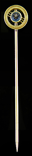 Hans Brassler sapphire stickpin (SP9516).