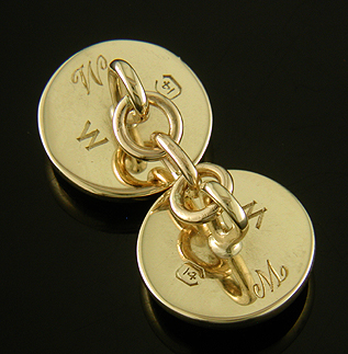 Carrington carnelian cufflinks. (J9006)