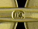 Close-up of Carrington maker's mark. (J9034)