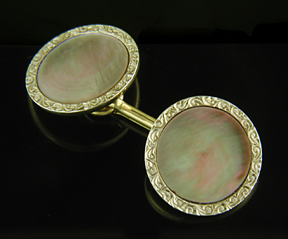 Carter, Gough smoky mother-of-pearl dress set. (J9386)