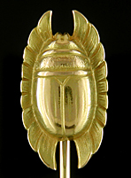 Carter, Howe winged scarab stickpin. (J9294)