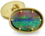 Custom Boulder Opal Cufflinks