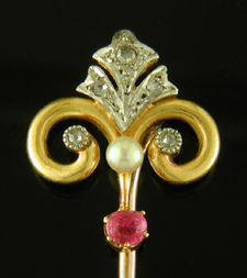 French Belle Epoque stickpin. (J9184)