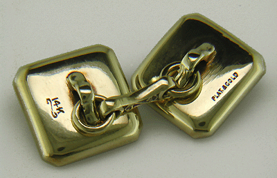 L.E. Garrigus onyx and pearl dress set. (J8671)