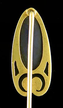 Hans Brassler lapis lazuli stickpin. (J9193)