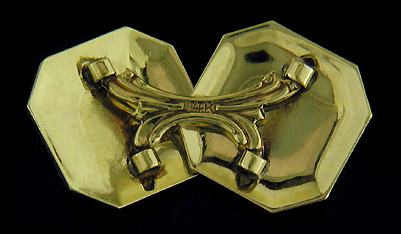 Jazz Age cufflinks. (J9236)