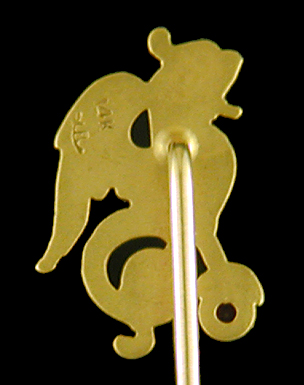 Riker Bros. wyvern stickpin. (SP8404)