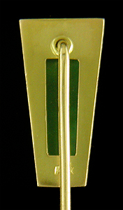 Art Deco jade stickpin. (J9269)