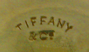 Close-up of Tiffany & Co. hallmark. (J7448)