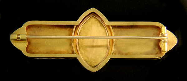 Victorian brooch of Flora, the Goddess of Spring. (J3062)