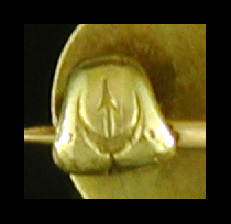 Close-up of Whiteside and Blank maker's mark. (BR9677)