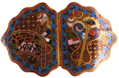 Cloisonne Belt Buckle