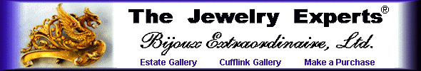 The Antique Cufflink Gallery, your sapphire and diamond cufflink experts. (J9124)